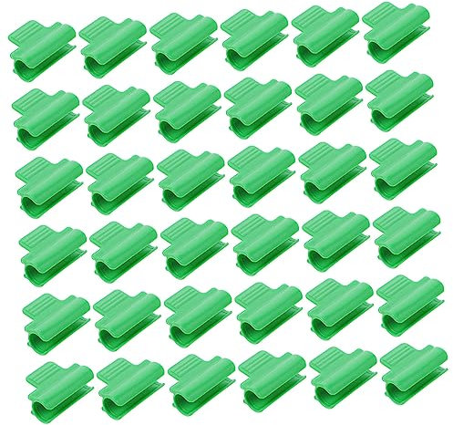 VICASKY 40pezzi Clip per Copertura di Film per Giardini Clip per Asta di Rete per Ripari Morsetto per Cerchi di Tunnel per Ripari Telaio