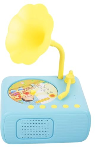 Story Music Player for Kids,11x9.2cm Portable Gramophone Story Player with 96Cards,ABS Interactive Learning Toy,Educational Music Players,Easy To Use,for Boys Girls