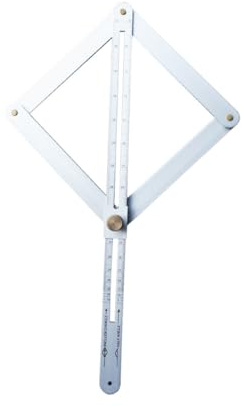 Yardenfun Aluminum Alloy Multifunction Angle Ruler Diagonal Measuring Tool Combination Square Protractor Set for Woodworking and Ceiling Installation
