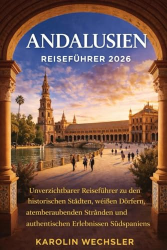 ANDALUSIEN REISEFÜHRER 2026: Unverzichtbarer Reiseführer zu den historischen Städten, weißen Dörfern, atemberaubenden Stränden und authentischen Erlebnissen Südspaniens