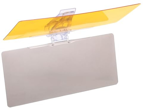 jojofuny Extension de Pare-Soleil Filtré pour Voiture Visière Anti-éblouissement en PVC Abs, Haute Transparence pour Conduite Sûre et Longues Distances
