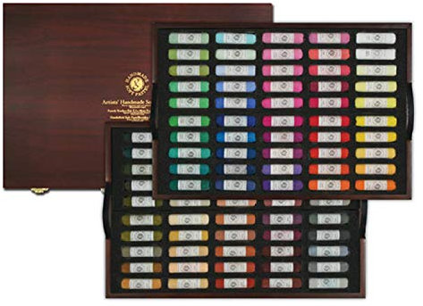 Mungyo Künstler-Set, handgefertigt, weiche Pastellkreide, 100 Farben