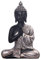 JORAE Seated Buddha Statue Buddhism Thai Meditating Home and Garden Decorative Sculpture Praying Collectibles Figurines, 9.5 in, Polyresin