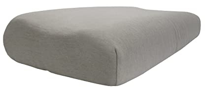 Dukal | Bezug für Nackenstützkissen | 30-35 x 50 cm | in Melange-Optik | aus hochwertigem Single-Jersey | Farbe: taupe | Restposten Sonderangebot