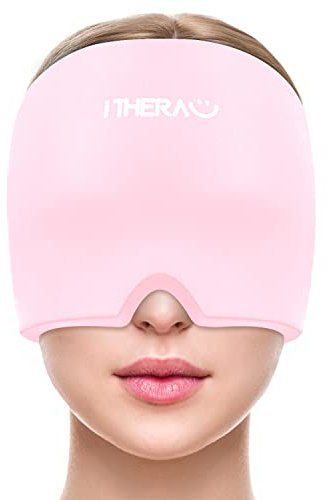 I-THERA-U cuffia per mal di testa e emicrania lab, cappello emicrania di sollievo emicrania, sollievo cappello mal di testa, confortevole neurocuffia emicranialab, borsa ghiaccio gel riutilizzabile