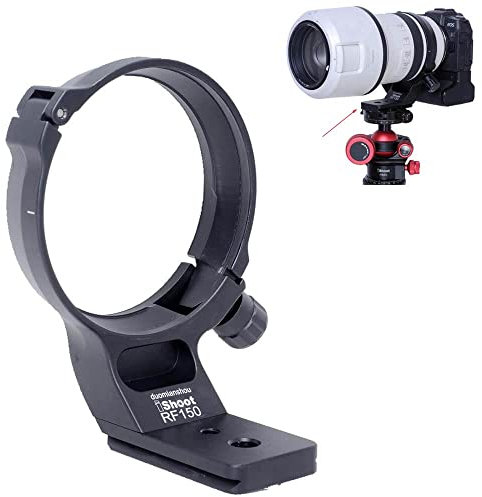 iShoot Collier d'Objectif Anneau de Montage Trépied Bague Compatible avec Canon RF 100-500mm f/4.5-7.1L is USM, Support Lentille Plaque de dégagement Rapide de la Appareil Photo Caméra Arca-Swiss Fit