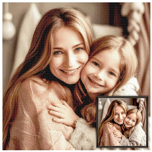 ARTULIO 5D Diamond Painting Eigenes Foto - 60x40 cm – Daiming Panting Eigenes Bild