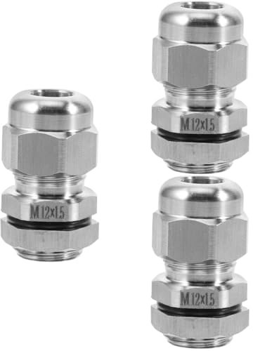 Healeved 3pcs Strain Relief Cord Connector for Armoured Cable Outdoor Electrical Cable Joiner Secure Fasten