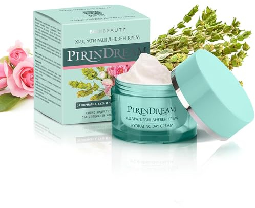 BODI BEAUTY Hydratiserande dagkräm 50 ml | Hyaluronsyra, Cica (Centella), mursalte och rosa damascena | Kollagen & elastin | För normal, torr och känslig hud – dagvård