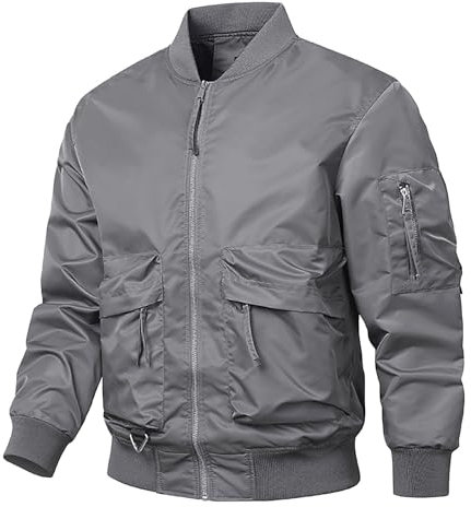 SRZYMJ Mantel Herren Lang Wollmantel Winter Ãœbergangsjacke Outdoorjacke Atmungsaktiv Schwarz Softshelljacke Steppweste Leicht Funktionsjacke Parka Winter Wintermantel Sportjacke Freizeitjacke