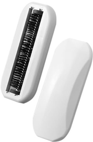 MERRYHAPY Portable Rolling Crumb Sweeper Ergonomic Handheld Debris Cleaner Compact Tabletop Crumb Brush for Easy Cleanup of Nutshells and Dust