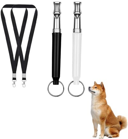 2-Stück Hundepfeife Rütter Rückruf,Lautlose Hundepfeife Hochfrequenz Lautlos,Erziehungshilfen für Hunde Pfeifen,Hundetraining Hundepfeifen,Hilfsmittel Pfeife Hund Rückruf,Ultraschall-Hundepfeife (3A)