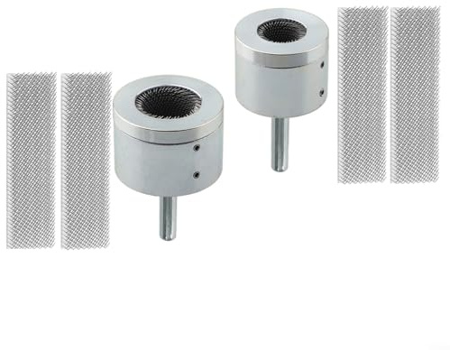 Puupaa Nettoyeur de tuyaux en cuivre, nettoyeur de tuyaux en cuivre pour perceuse, nettoyeur de tuyaux de 15 et 22 mm, brosses de nettoyage de tubes métalliques pour tuyaux en cuivre, perceuse