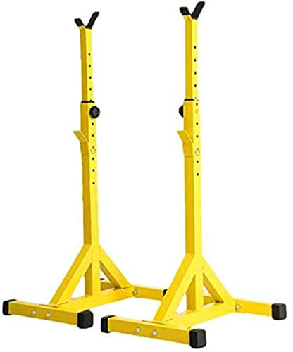 GIGBIRD Klimmzugstangen Kniebeugenständer Bankdrücken Multifunktionsregal Verstellbare Halterung Heim-Fitnessstudio Krafttrainingsständer Herren-Fitness-Langhantelständer O