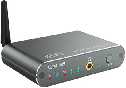Sctecoau HD/LL Bluetooth Émetteur Récepteur Audio AUX Type-C Multipoint Double Flux Qualité CD Son HiFi Adaptateur sans