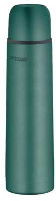 Thermocafé av Thermos TC BEVERAGE BOTTLE moss green mat 0,70 l, termosflaska i rostfritt stål med mugg, 12 timmar varmt och 24 timmar kallt, läckagesäker, för skola, på väg och kontor