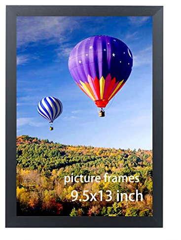 Cornice per foto in legno massello, 23 x 33 cm, 24 x 33 cm, cornice per poster, adatta per foto panoramiche, poster, pittura, foto di gruppo, puzzle (UX22B9513)