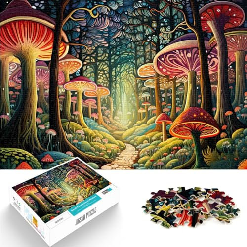 Quizspiel Trippy Waldkunst Teenager-Puzzles 1000 Teile 26x38cm eignet ganze Familie für ab 14 Jahren