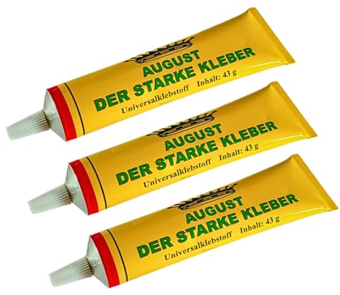 August Universalkleber Kontaktkleber 43 g – Starker Alleskleber für Glas, Holz, Metall, Leder & Keramik (3)