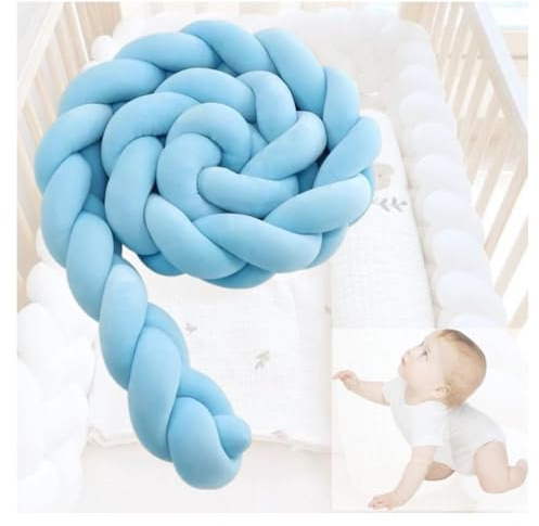 Gentle-Hug Memory Foam Surround 𝐜𝐨𝐭 𝐛𝐮𝐦𝐩𝐞𝐫 100cm/200cm/300cm/400cm -Woven by hand, peerless in make, lifetime-strong,O-400cm