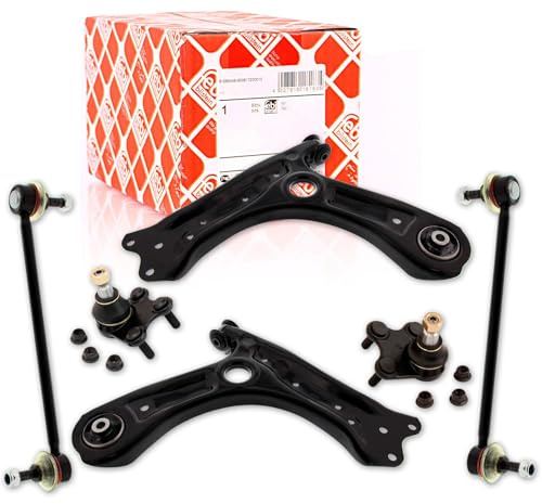 Febi Querlenker + Koppelstange | 39557+39558+36051+36052+19518 für Polo 6R 6C A1 Ibiza Fabia