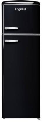 FrigeluX Réfrigérateur Retro Vintage Noir 2 portes RFDP246RND 245L