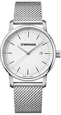 Wenger Unisex ErwachseneArmbanduhr Analog Quarz Edelstahl 01.1741.113