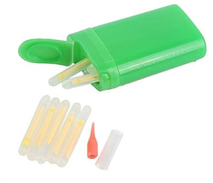 Homeilteds Multifunktionsnachtangelausrüstung Fluorescent Box Angelzubehör Fischköder Köder Haken Angelgerätkästen Set (Color : White)