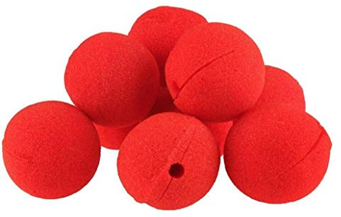 10pcs Nez Rouge De Clown De Cirque Mousse Nez Comic Props Accessoires De Noël Costume Party Magie Fournitures