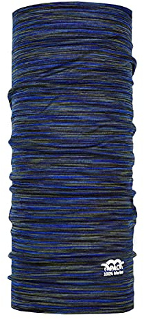 P.A.C. Merino Wolle Multifunktionstuch | Weiche Merinowolle, temperaturregulierend, wärmt im Winter und kühlt im Sommer
