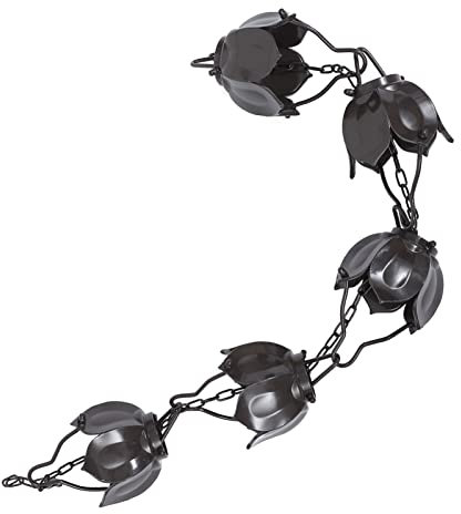 TOPBATHY Regenkette Aus Robustem Legierungsmaterial Dekorative Regenkette Für Regenrinne Fallrohr Ersatz-regenkette Stilvolle Regen-fänger-Dekoration