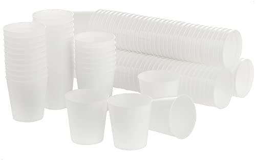 com-four® 120x Schnapsbecher Mehrweg, Schnapsgläser, Shotglas für Party | Camping und unterwegs - wiederverwendbar und spülmaschinengeeignet