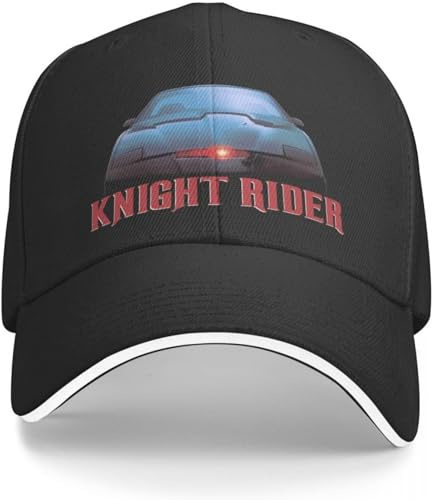 Baseballkappe Hip Hop Sonnenhut KITT – Knight Rider Baseballkappe Snapback Cap Snap Back Hut Mode Strand Western Hüte Hut Damen Herren
