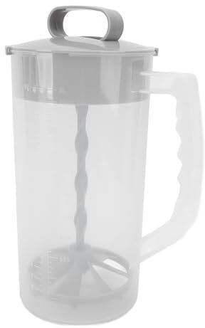 Pitcher di Formula, Brocca di Miscelazione di Formula da 2000 Ml per Baby Silenziatore con Coperchio per il Frigorifero per Frigo