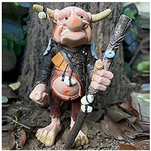 Funny Gnome Geek Statue - Personality Character Garden Statue Ornament, Geek Character Craft, Home, Garden, Outdoor, Desk Decor