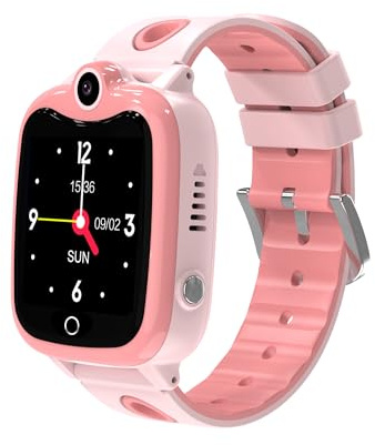 Ruopoem Kinder Smartwatch mit GPS Voice Wecker