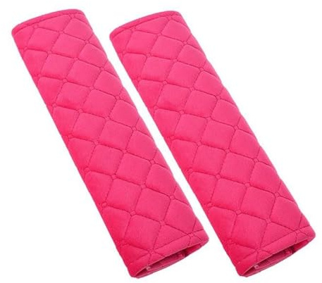 GJKLO 2 Pezzi Imbottitura per Cintura Protezioni Comfort per Cintura di Sicurezza Auto Sicurezza Cuscino Spalla in Auto Cuscinetti Universali per adulti e bambini Sicurezza Cuscino Spalla