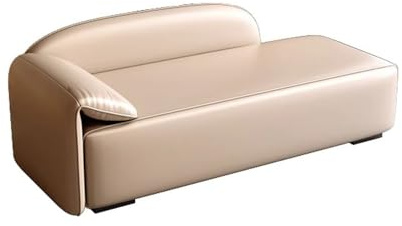 WFchenj222-6 Ottomane fürs Schlafzimmer Leichter Luxus-Schlafzimmer-Bett-Endhocker, Schlafsofa, nordischer einfacher Schuhbank-Bekleidungsgeschäft-Chaiselongue-Hocker(Beige,Klein)