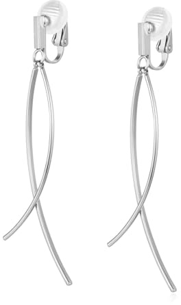 TOVABA Clip Ohrringe Damen, Elegante Klipp Ohrringe, Ohrringes für Damen, Hypoallergen und Langlebig, Stilvolle Accessoires für Frauen