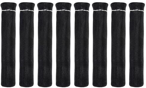 Parliky 8 Piezas de Funda de Bujía de Fibra de Vidrio para Motor de Coche, Protección Térmica para Cables, Mantiene el Motor Fresco, Adecuado para Coches Modificados en Verano
