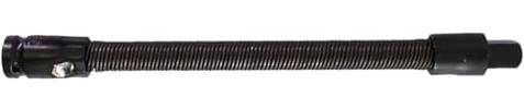 Barra de extensión de taladro flexible, 1/2 pulgada, barra de extensión de trinquete, llave adaptadora, taladro eléctrico, espacio reducido, proyecto de bricolaje automotriz