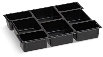 Boîte de rangement - Boîte de rangement - Bosch Sortimo L-BOXX 102 Insetbox 8 compartiments - Boîtes de tri de qualité supérieure pour petites pièces - Boîte de tri à vis