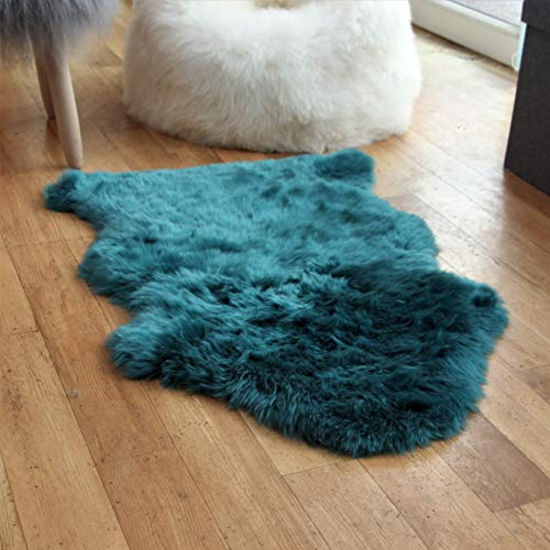 Arthur Cameron - Genuine Double-Fleece Sheepskin Rug with a Natural Suede Backing - Non-Allergenic, Extra Thick & Dense Wool with a Soft, Fluffy Texture