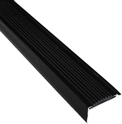 Aluminium Treppenprofil schwarz 42 x 22 x 1000 mm - 15 Stück