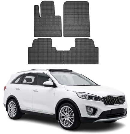 OMAC Fußmatten für Kia Sorento 2015-2020 TPE 4tlg Schwarz