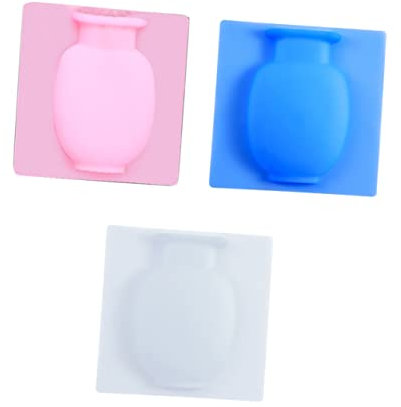 MAGICLULU 3St Overalls für Männer Wandvase Vase aus Silikon Pflanzenvase einmachgläser Vasenaufkleber aus Silikon Vase zum Aufhängen an der Wand Wandbehang Keine Spurenaufkleber