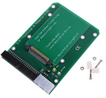 CATSELURRY IDE Adapter 50PIN 1.8 Micro Drive to 3.5 40pin IDE Adapter Converter Board for Toshiba Hard Disk Drive
