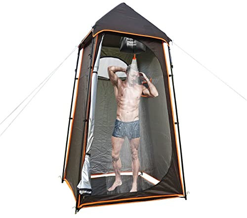 Campingzelt, privates Camping-Duschzelt, wasserdichte tragbare Badezimmer-/Toilettenzelte für Camping und Strand, Umkleideraum mit Tragetasche, zum Wandern, Sonnenschutz, Picknick,