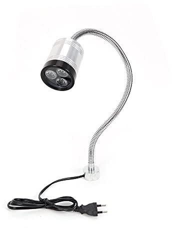 Loobiiny 110-220V Led Licht Flexibel Wasserdicht Arm Licht LED Arbeitsleuchte Drehmaschine CNC Maschinenlampe Magnetische für CNC Werkbank Handwerk Nähmaschine 6W