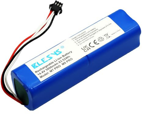 BLESYS 5800mAh akku für Proscenic M8 Pro, M7 Pro, M7 Max LDS M7 Pro, M6 Pro, M6,für Onson J30 Pro,für Xiaomi Viomi S9 / D800 / Alpha UV / A1 / Alpha 2 Pro/SUN-INTE-181 Saugroboter